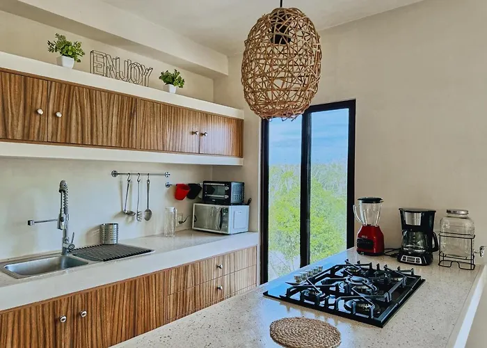 Apartment Family In The Jungle With Cenotes And Big Pool